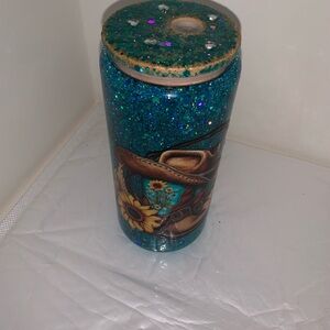 Cowgirl SnowGlobe Cup